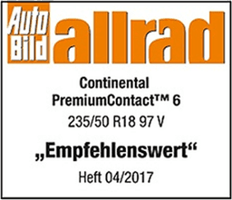 Continental PremiumContact 6 AutoBild Allrad Yaz Lastikleri Testi