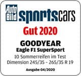 Goodyear Eagle F1 SuperSport Test