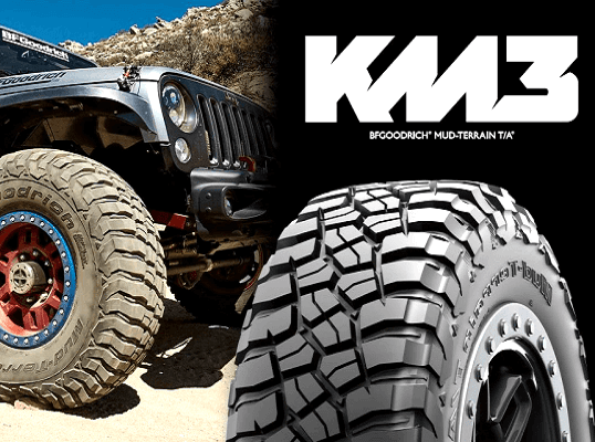 BF Goodrich Mud Terrain T/A KM3 MT Lastik