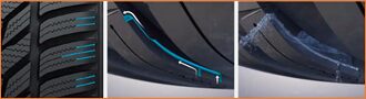 Hankook Winter i*cept evo3 W330 Suda Kızaklama Direnci